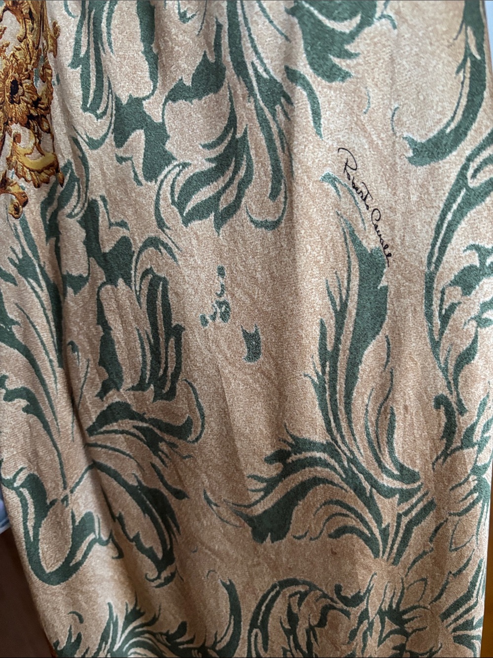 Roberto Cavalli Vintage Rare A/W 2005 Baroque Animal Print Silk Midi Dress Gown - Picture 8 of 16